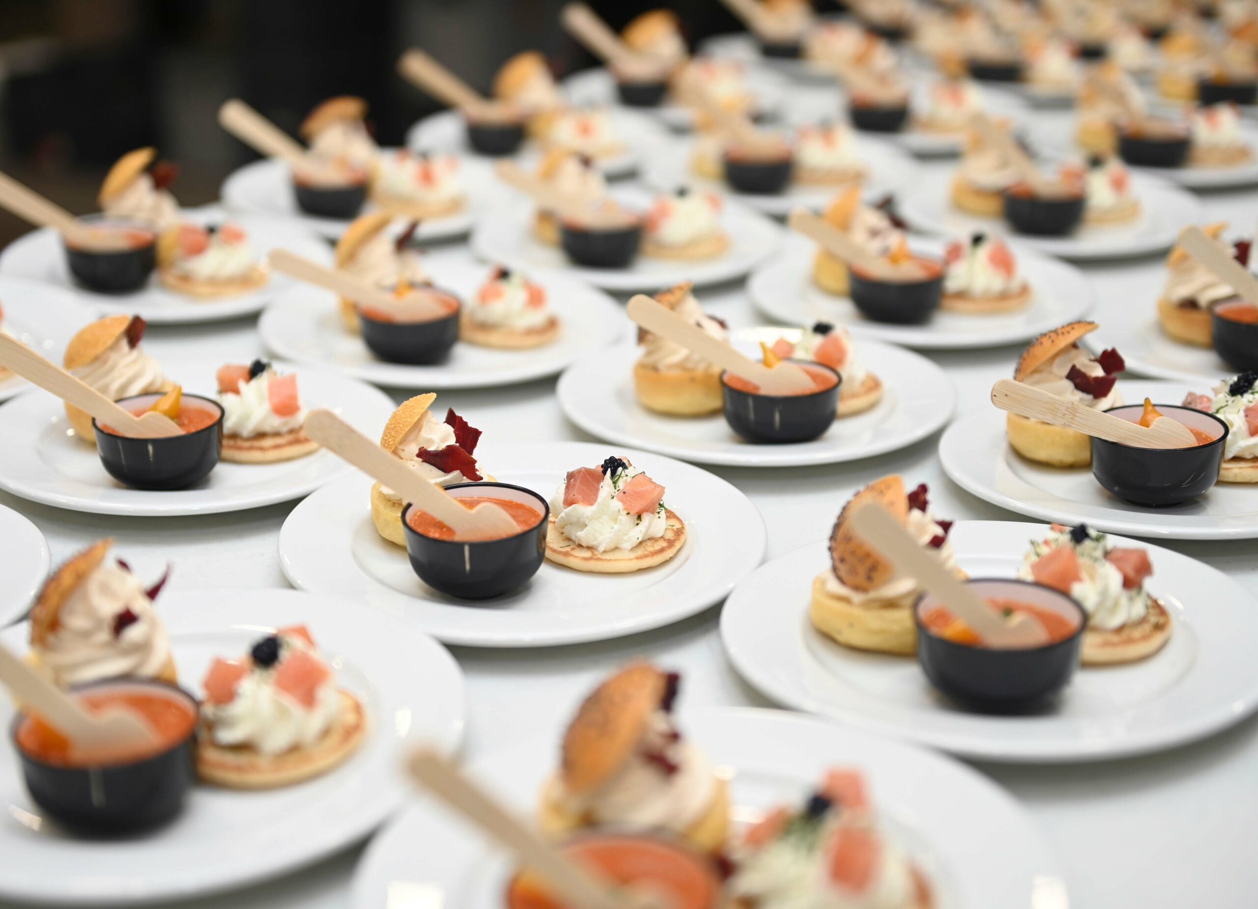 assiettes dressees